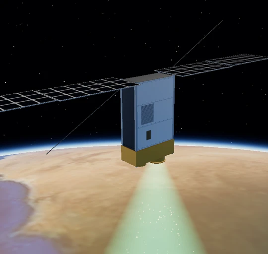 GAPMAP 2U CubeSat in orbit